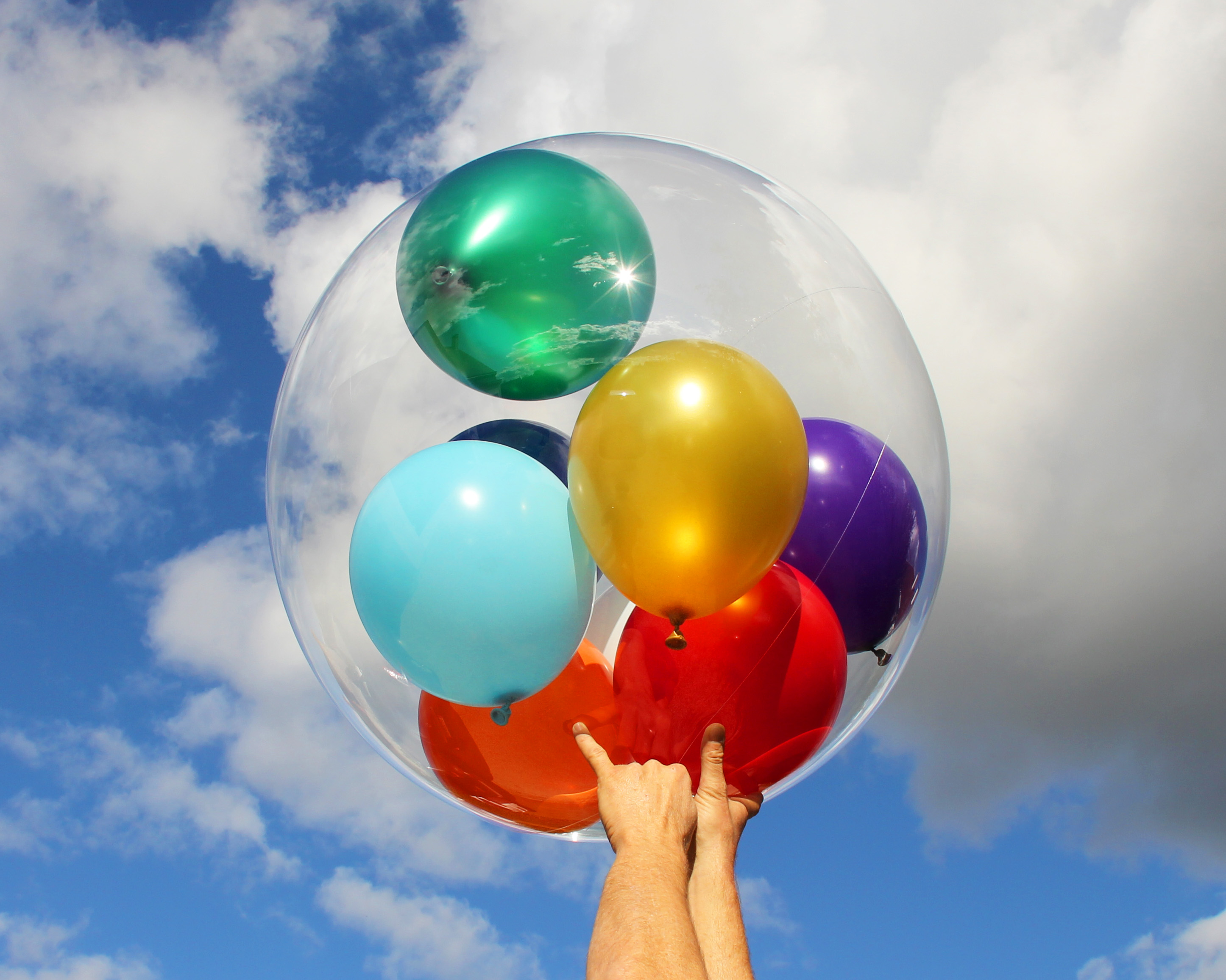 Ballon etoile filante géant 1,10 m - Ballon helium