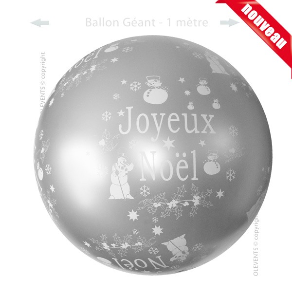 Ballons géant Joyeux Noël
