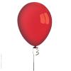 Ballons de baudruche 30 cm - Lot de 100 Couleur : Rouge