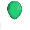 Ballons de baudruche 30 cm - Lot de 100 Couleur : Vert