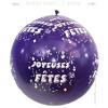 Ballon joyeuses fêtes Couleur : Violet