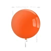 Ballon de baudruche 55 cm Couleur : Orange