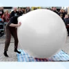Ballon géant 2m à encolure large 20cm Couleur : Blanc