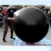 Ballon géant 2m à encolure large 20cm Couleur : Noir