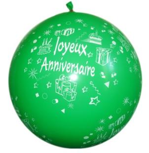 Generic Ballon D'anniversaire - Prix pas cher