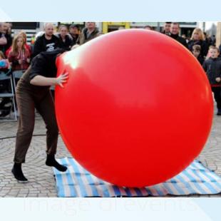 Ballon de baudruche publicitaire géant avec hélium