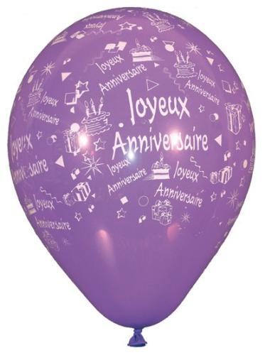 Ballon joyeux anniversaire gonflable air hélium